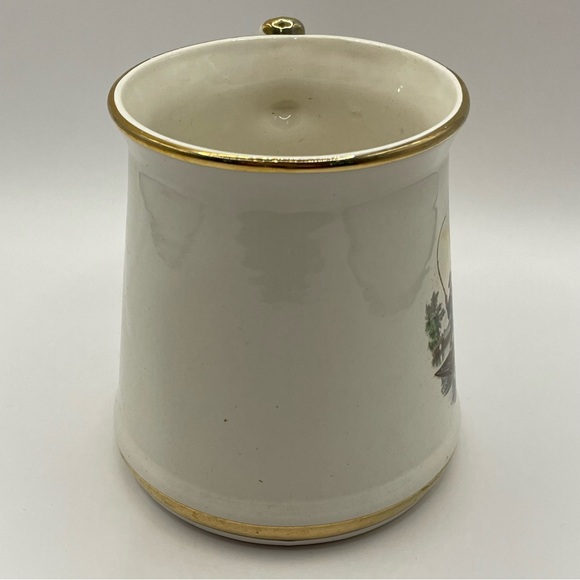 Vintage Prince William Pottery 22 Carrat Mug Currier & Ives Catching a Trout - Picture 7 of 11